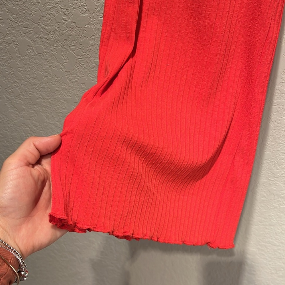 Billabong Easy Waves Pants Rib Knit Cropped size S - Picture 8 of 12
